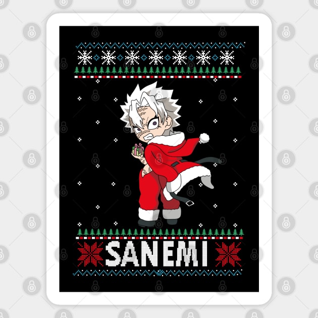 SANEMI Ugly Christmas Magnet by Planet of Tees